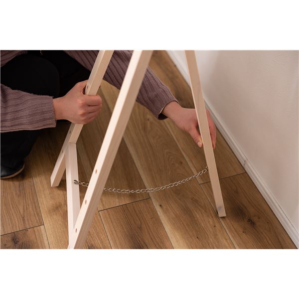 イーゼル パネルスタンド 約W43xD49xH85.5cm ホワイト 完成品 イーゼル パネルスタンド 約W43xD49xH85.5cm ホワイト 完成品