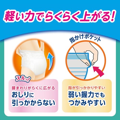 【ケース販売】リリーフ パンツタイプ 上げ下げらくらくうす型パンツ ４回分【ADL区分:介助があれば歩ける方】Ｍ－Ｌ３０枚×２パック 大人用おむつ