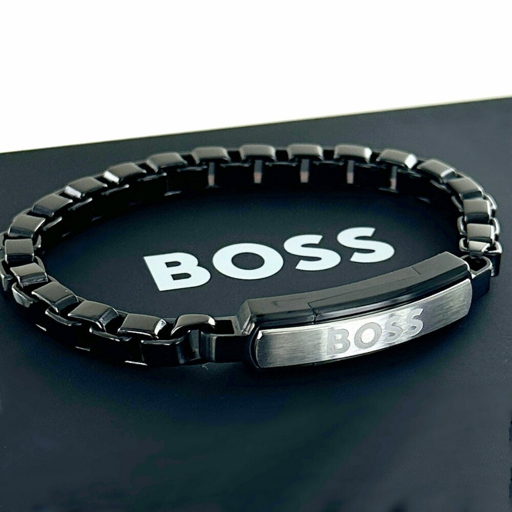 HUGO BOSS ヒューゴ ボス ブレスレット メンズ チェーンブレスレット ステンレス シルバー ブラック 大人 シンプル おしゃれ メンズアクセサリー 彼氏 夫 父 記念日 結婚記念日 誕生日プ HUGO BOSS ヒューゴ ボス ブレスレット メンズ チェーンブレスレット ステンレス シルバー ブラック 大人 シンプル おしゃれ メンズアクセサリー 彼氏 夫 父 記念日 結婚記念日 誕生日プ