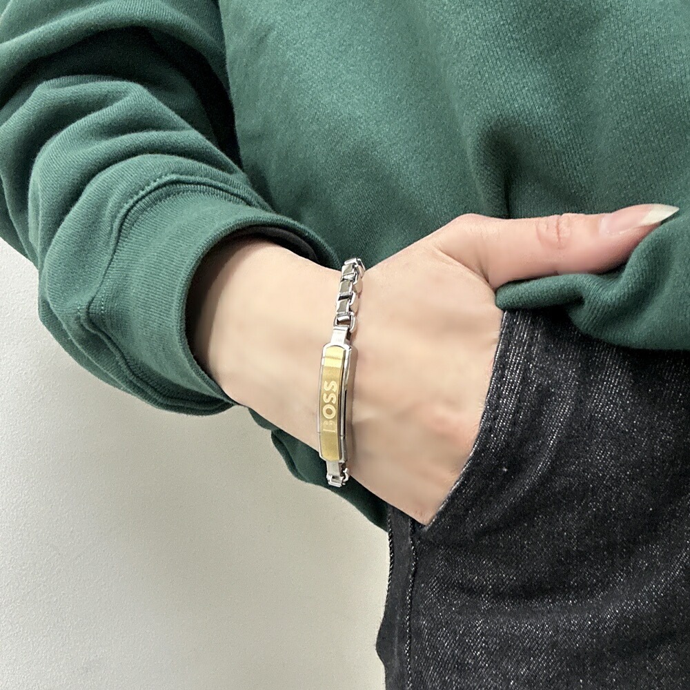 HUGO BOSS ヒューゴ ボス ブレスレット メンズ チェーンブレスレット ステンレス シルバー ブラック 大人 シンプル おしゃれ メンズアクセサリー 彼氏 夫 父 記念日 結婚記念日 誕生日プ HUGO BOSS ヒューゴ ボス ブレスレット メンズ チェーンブレスレット ステンレス シルバー ブラック 大人 シンプル おしゃれ メンズアクセサリー 彼氏 夫 父 記念日 結婚記念日 誕生日プ