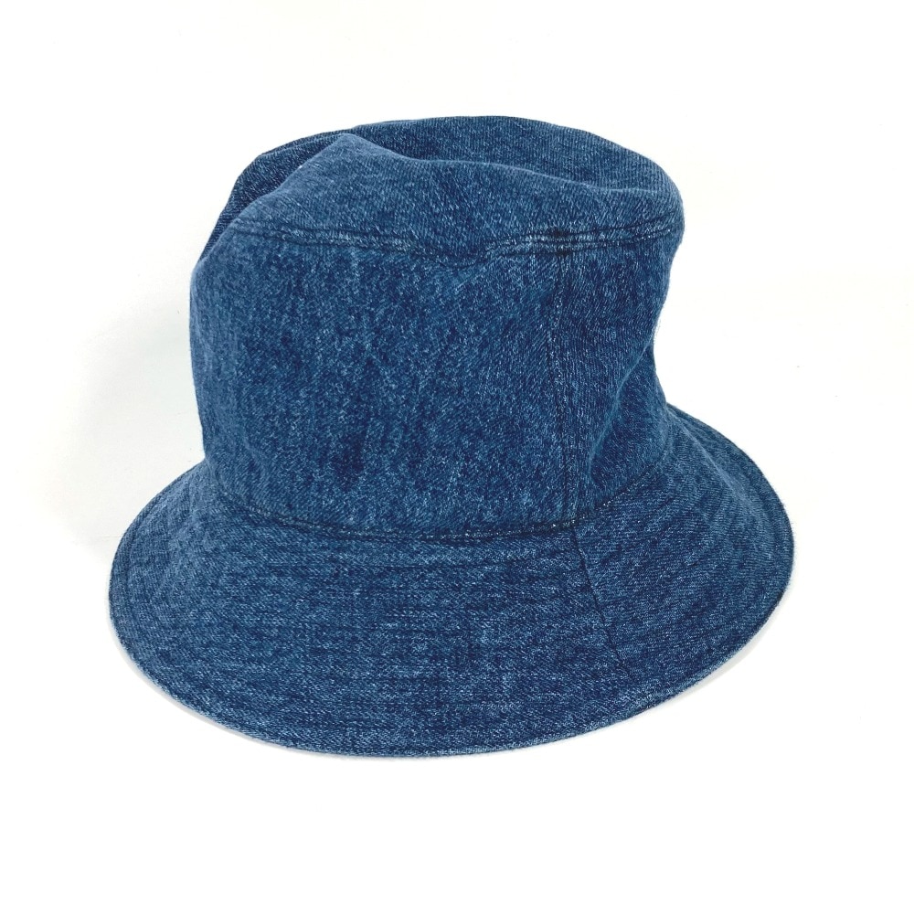 ハット 5HC196 ロゴ デニム ハット帽 帽子 バケットハット ボブハット コットン ブルー