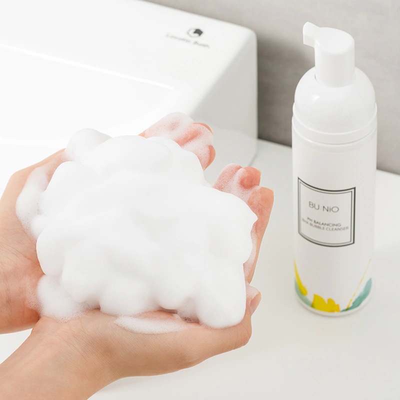 pH バランシング バハバブル クレンザー (200ml+50ml) + デュアル毛穴ブラシ セット 角質除去 バハバブルフォーム