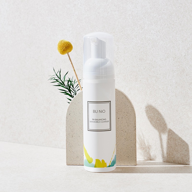 pH バランシング バハバブル クレンザー (200ml+50ml) + デュアル毛穴ブラシ セット 角質除去 バハバブルフォーム