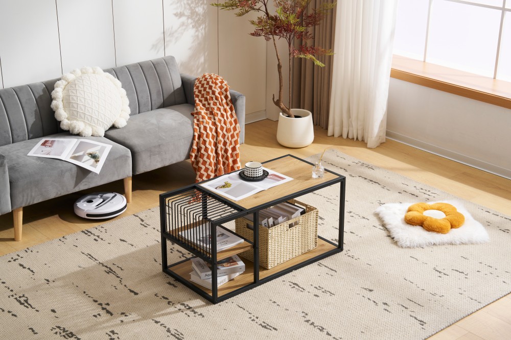 新作登場】センターテーブル ローテーブル 収納付き 収納棚 おしゃれ