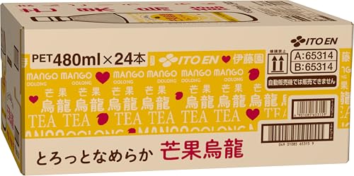 伊藤園 とろっとなめらか マンゴー烏龍 480ml×24本 ペットボトル 伊藤園 とろっとなめらか マンゴー烏龍 480ml×24本 ペットボトル