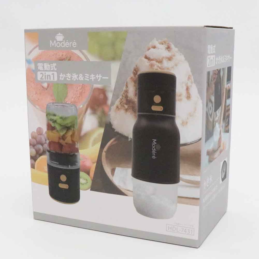 電動式 2in1 かき氷&ミキサー HDL-7431 電動式 2in1 かき氷&ミキサー HDL-7431