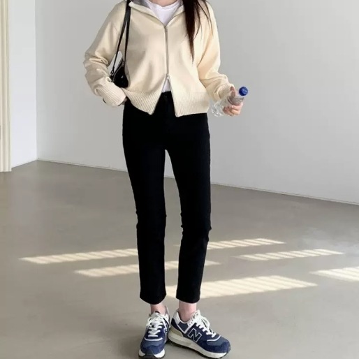 ボトムス パンツ Gパン クロップドパンツ 膝下 アンクル丈 かわいい 大人可愛い シンプル カジュアル おしゃれ お洒落 かっこいい レトロ アジアン エスニック