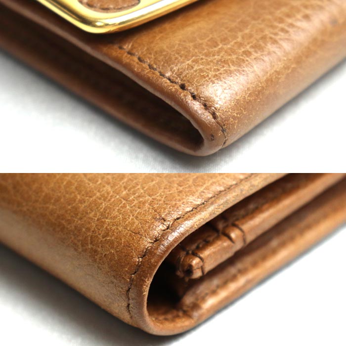 CARTIER カルティエ マルチェロ 長財布 ブラウン レディース 中古