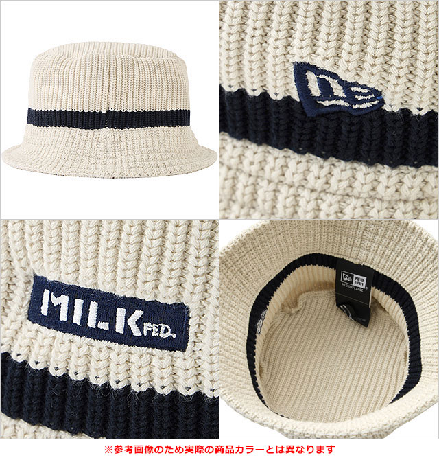 メール便 コラボ ニューエラ バーニットハット [103252051003] レディース 帽子 フリーサイズ ニット帽 BLACK 正規取扱店