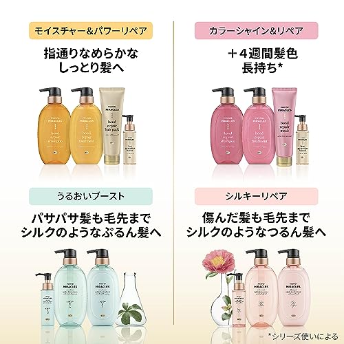 パンテーンミラクルズ ボンドリペアシリーズ モイスチャー＆パワーリペア シャンプー ＆トリートメント 詰替 大容量 セット 超特大 1050ml+1050ml モイストケア