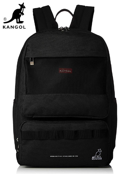 国内発送 KANGOL (カンゴール) KGSA-BG00072BACKPACK (バックパック) Black (ブラック)