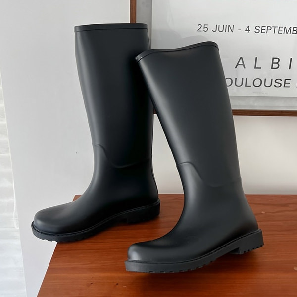 レインブーツ ロングブーツ トラックソール フラット レディース 黒 長靴 雨具 靴 婦人靴 韓国 レインブーツ ロングブーツ トラックソール フラット レディース 黒 長靴 雨具 靴 婦人靴 韓国