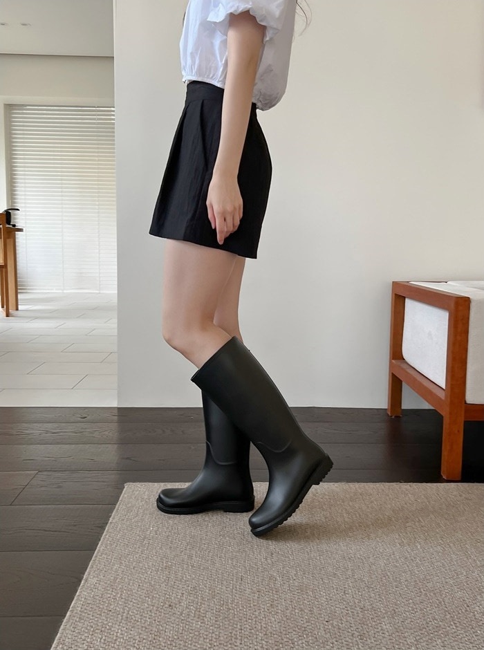 レインブーツ ロングブーツ トラックソール フラット レディース 黒 長靴 雨具 靴 婦人靴 韓国 レインブーツ ロングブーツ トラックソール フラット レディース 黒 長靴 雨具 靴 婦人靴 韓国