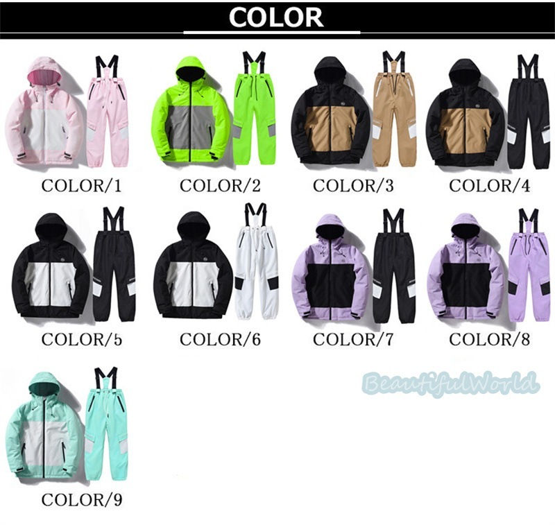 スノーボードウェア キッズ スキーウェア 上下セット 子供 ジュニア スノボウェア ジャケット パンツ 男の子 女の子 スノーウェア 撥水 防風 保温 雪遊び