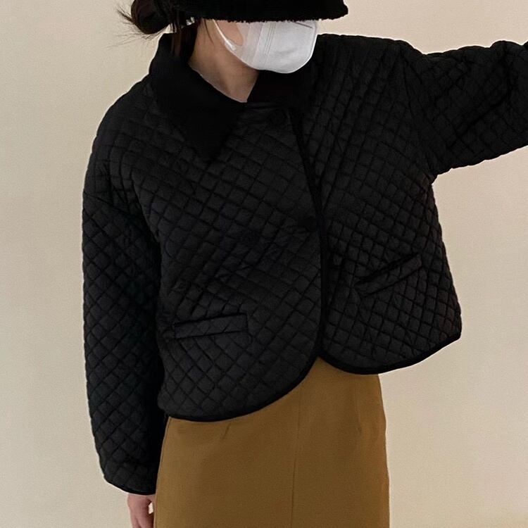 2color レディース アウター コート キルティングジャケット バイカラーパイピングコート 2color レディース アウター コート キルティングジャケット バイカラーパイピングコート