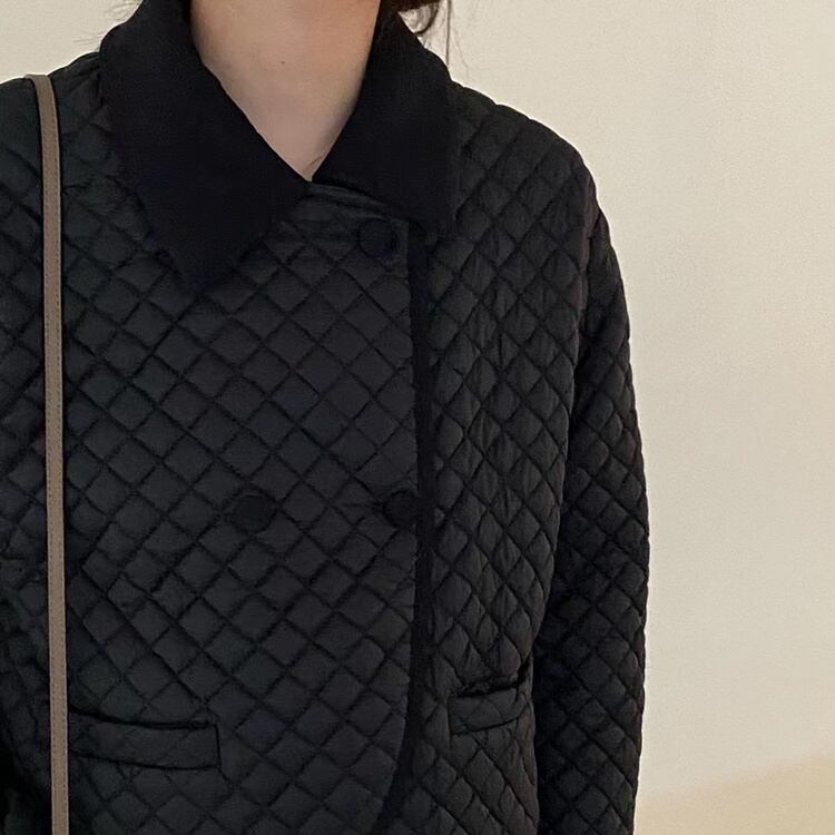 2color レディース アウター コート キルティングジャケット バイカラーパイピングコート 2color レディース アウター コート キルティングジャケット バイカラーパイピングコート