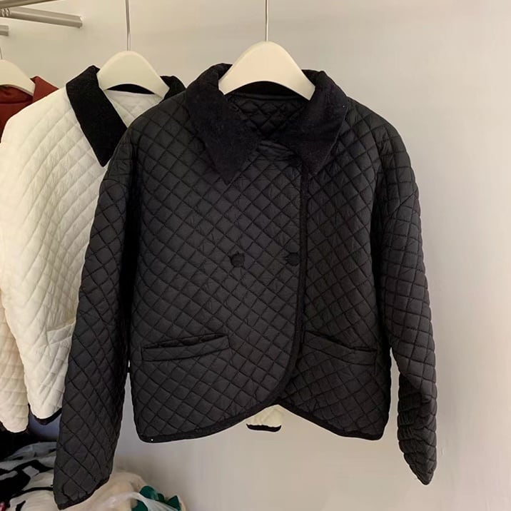 2color レディース アウター コート キルティングジャケット バイカラーパイピングコート 2color レディース アウター コート キルティングジャケット バイカラーパイピングコート