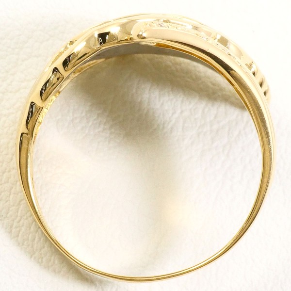 PT900 プラチナ リング 12.5号 ダイヤ 0.02 中古 PT900 プラチナ リング 12.5号 ダイヤ 0.02 中古