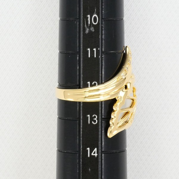 PT900 プラチナ リング 12.5号 ダイヤ 0.02 中古 PT900 プラチナ リング 12.5号 ダイヤ 0.02 中古