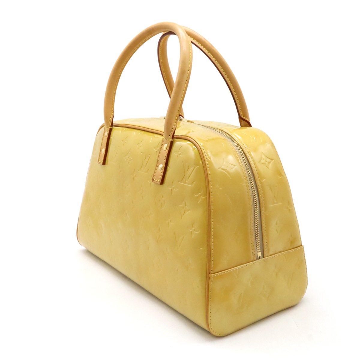 モノグラムヴェルニ トンプキンス スクエア ハンドバッグ ミニボストンバッグ エナメルカーフ ベージュ M9114 モノグラムヴェルニ トンプキンス スクエア ハンドバッグ ミニボストンバッグ エナメルカーフ ベージュ M9114