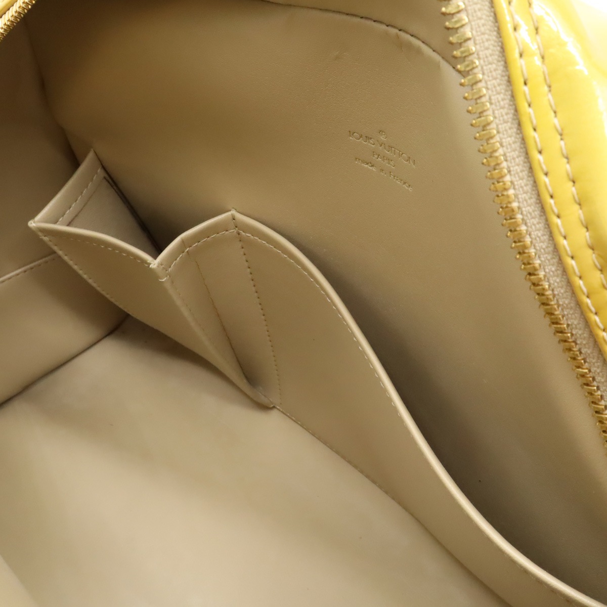 モノグラムヴェルニ トンプキンス スクエア ハンドバッグ ミニボストンバッグ エナメルカーフ ベージュ M9114 モノグラムヴェルニ トンプキンス スクエア ハンドバッグ ミニボストンバッグ エナメルカーフ ベージュ M9114