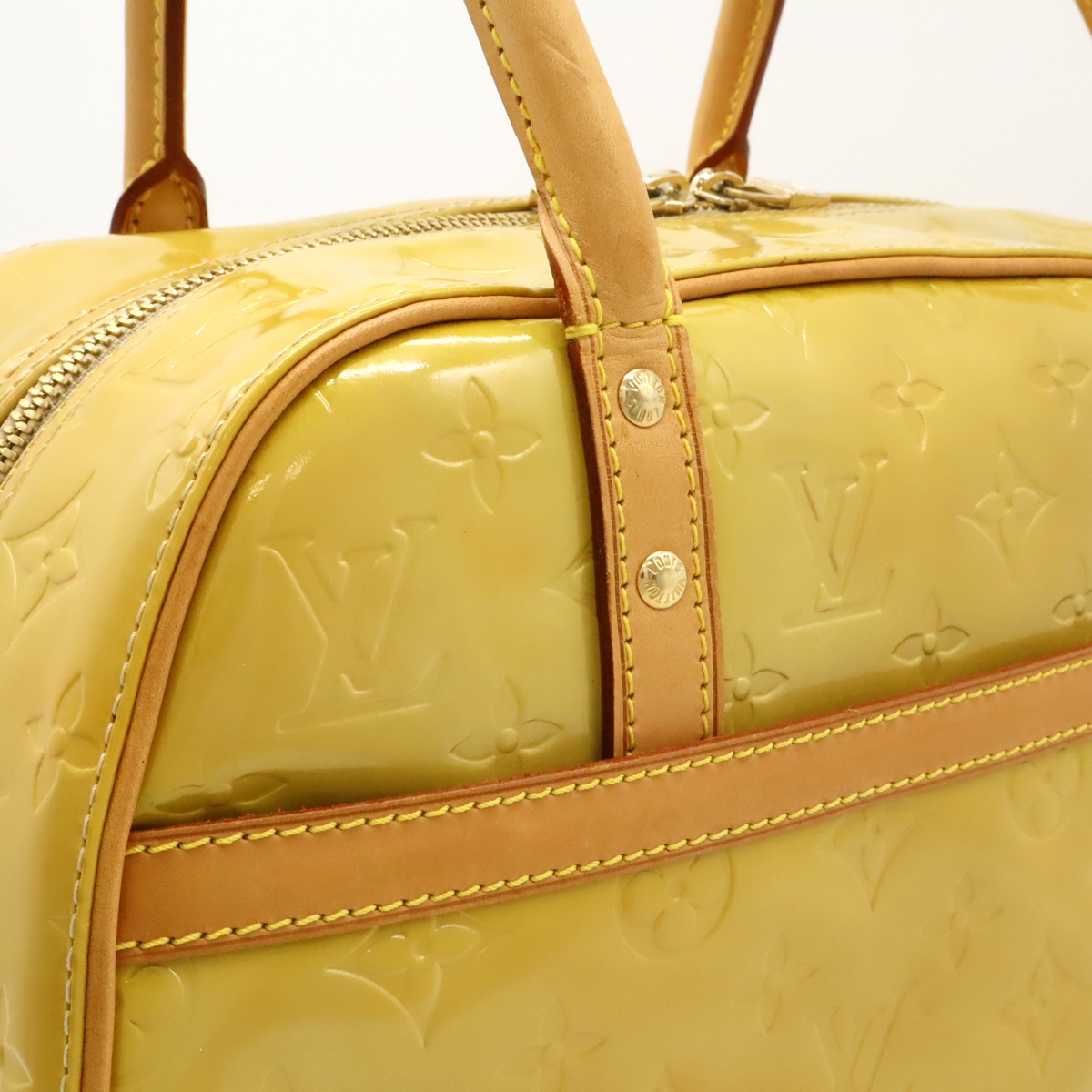 モノグラムヴェルニ トンプキンス スクエア ハンドバッグ ミニボストンバッグ エナメルカーフ ベージュ M9114 モノグラムヴェルニ トンプキンス スクエア ハンドバッグ ミニボストンバッグ エナメルカーフ ベージュ M9114