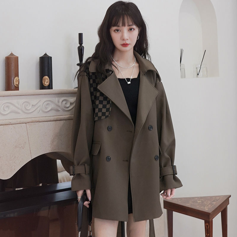 韓国ファッション トレンチコート レディース 高級感 春アウター 長袖 コート トップス 気質百掛け ジャケット英伦風 20代 30代 40代 通勤 韓国ファッション トレンチコート レディース 高級感 春アウター 長袖 コート トップス 気質百掛け ジャケット英伦風 20代 30代 40代 通勤