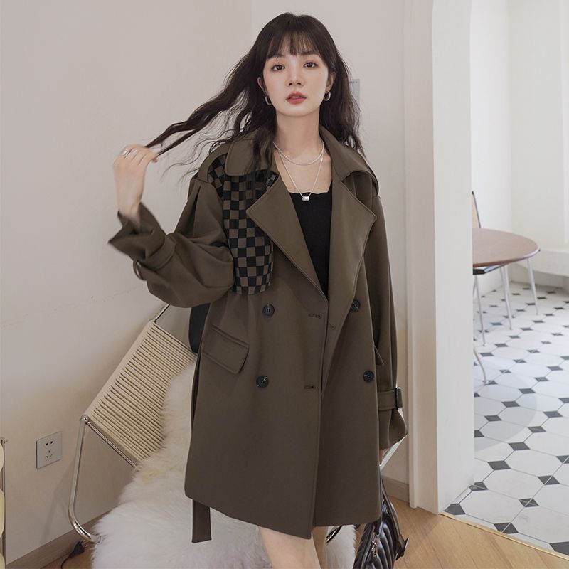 韓国ファッション トレンチコート レディース 高級感 春アウター 長袖 コート トップス 気質百掛け ジャケット英伦風 20代 30代 40代 通勤 韓国ファッション トレンチコート レディース 高級感 春アウター 長袖 コート トップス 気質百掛け ジャケット英伦風 20代 30代 40代 通勤
