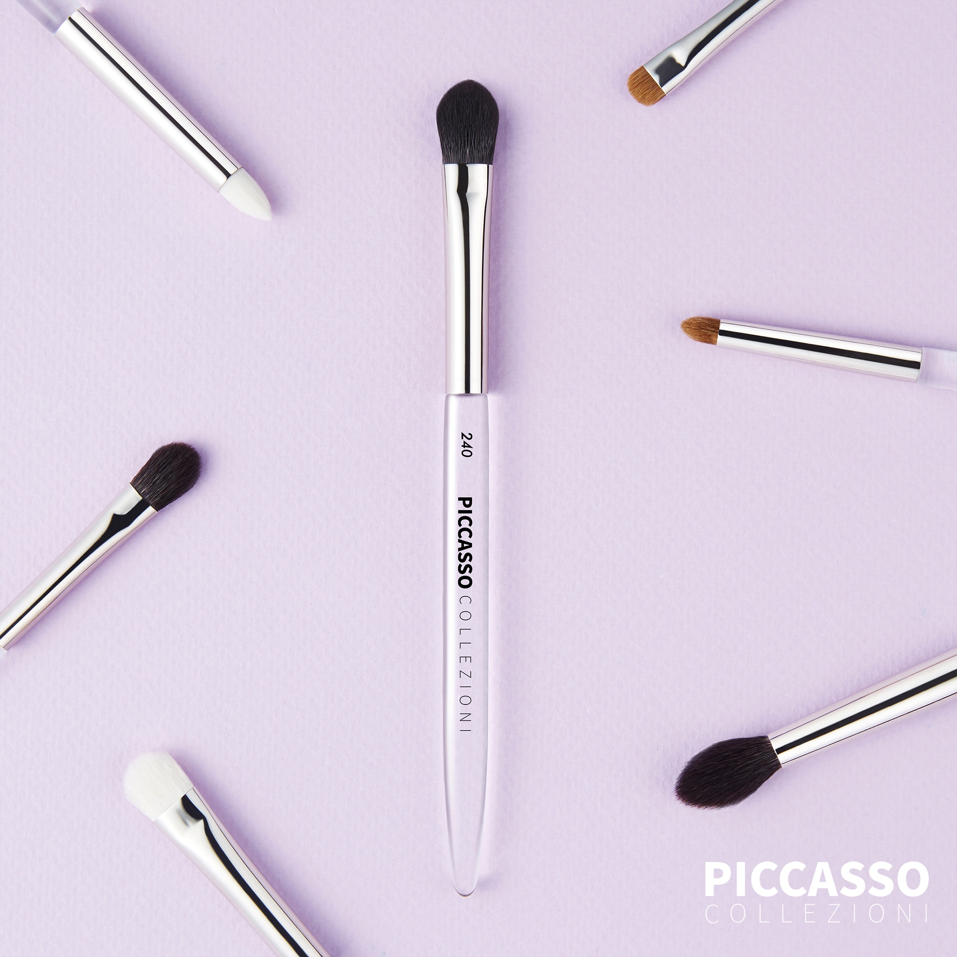 ほぼ未使用！PICASSO COLLEZIONI メイクブラシ7本セット　ピカソ Qoo10] ピカソブラシ [ピカソ公式] COLLEZIONI 2