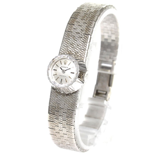 ロレックス ROLEX プレシジョン 手巻き K18WG Ref.2157 稼動 ROLEX