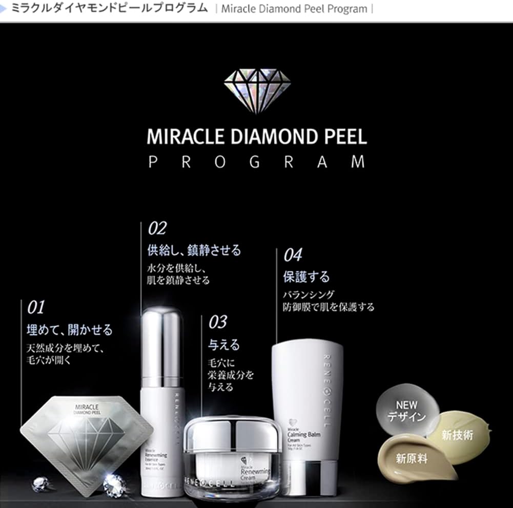 【新品未開封】ルネセル 韓国コスメ ダイヤモンドピール　１個（1箱） Qoo10] ルネセル 【潤いチャージ 韓国コスメ】[RENE