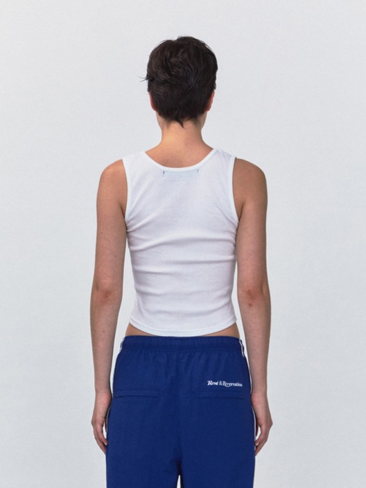 [LE SSERAFIMチェウォン着用]RR LOGO SHORT TANK TOP