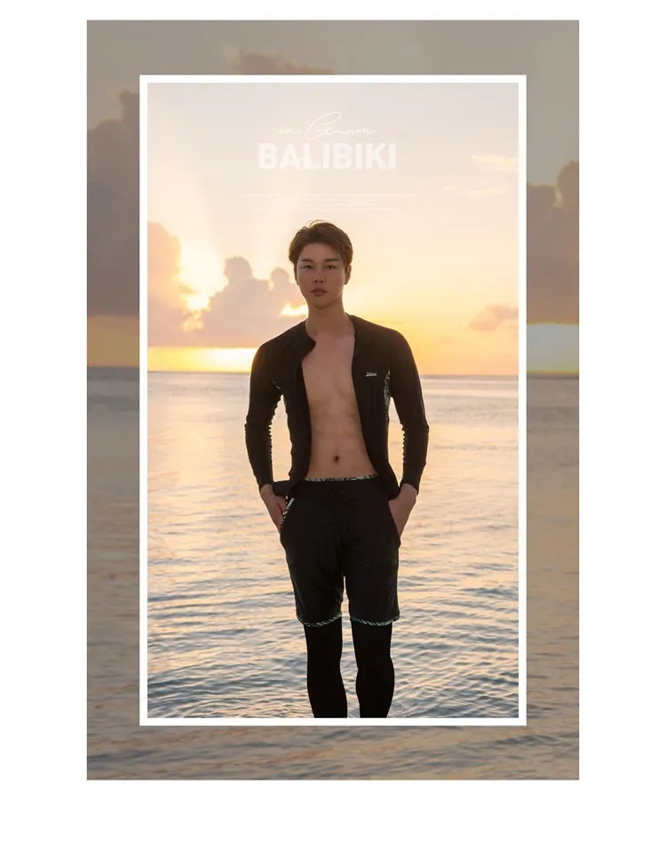 メンズ 水着３点セット フィットネス ラッシュガード 上下セット 長袖 長ズボン サーフパンツ 日焼け防止 スポーツ スイムウェア 水陸両用 大きいサイズ