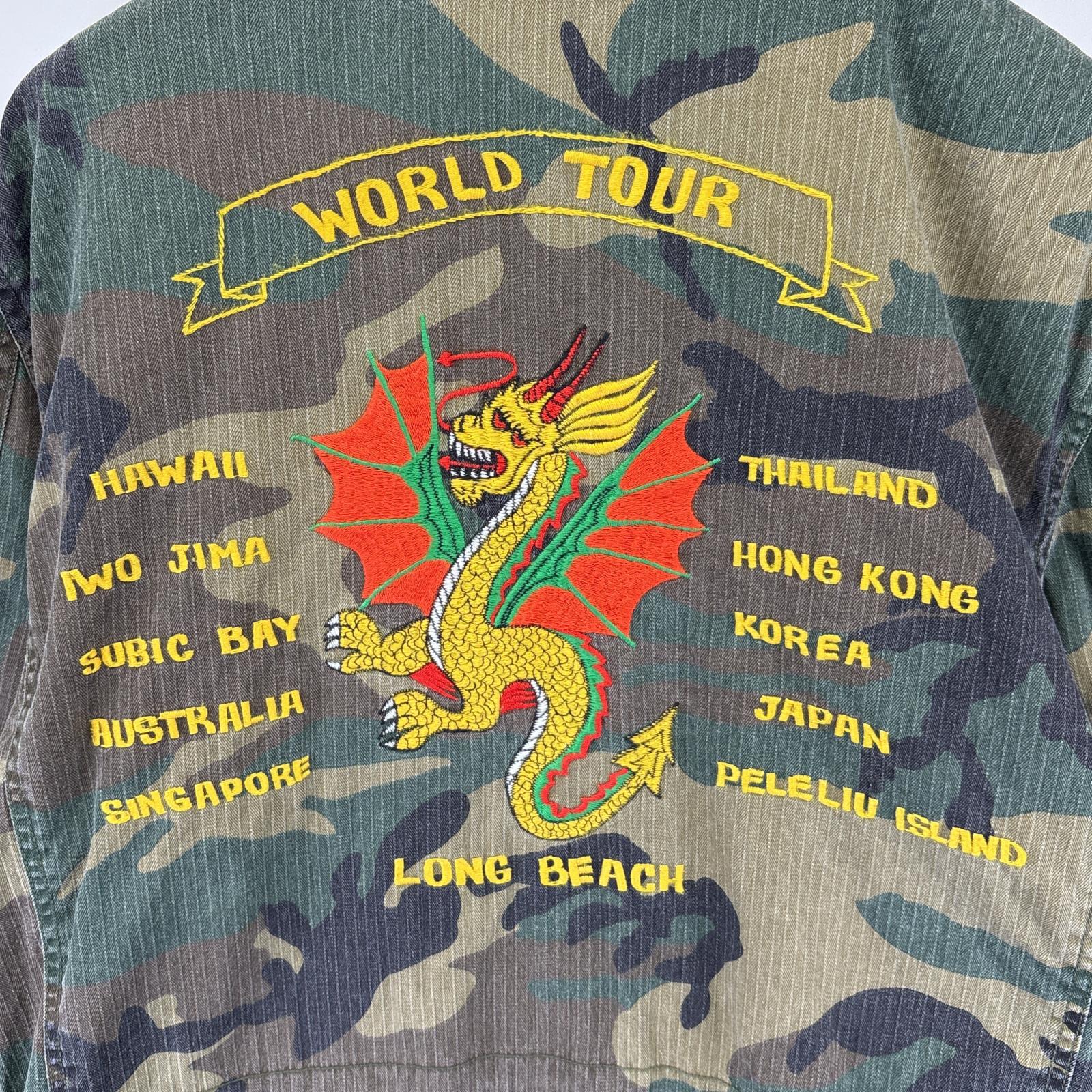 古着 アルファインダストリー ミリタリージャケット M65 フィールドジャケット カモフラ バックロゴ刺繍 ミリタリータイプ M グリーン メンズ 古着 アルファインダストリー ミリタリージャケット M65 フィールドジャケット カモフラ バックロゴ刺繍 ミリタリータイプ M グリーン メンズ