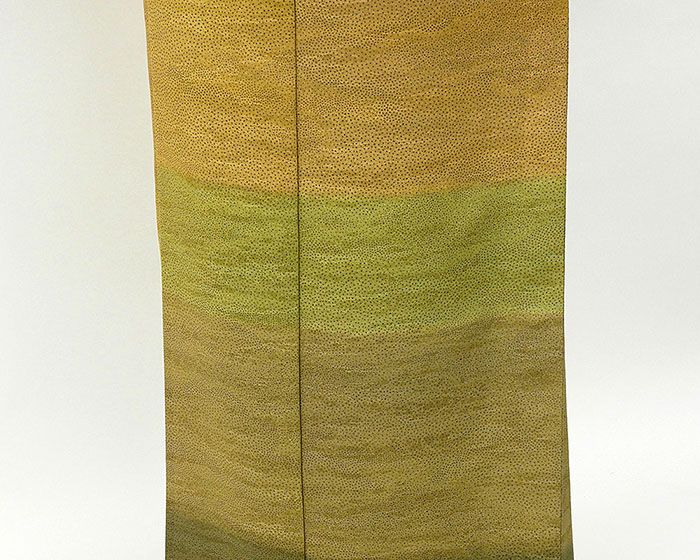 単衣 訪問着 新品仕立済 正絹 単衣 ぼかし霰模様 身丈164.5cm 裄丈68cm 付下訪問着 新品 仕立て上がり 着物 wb1043