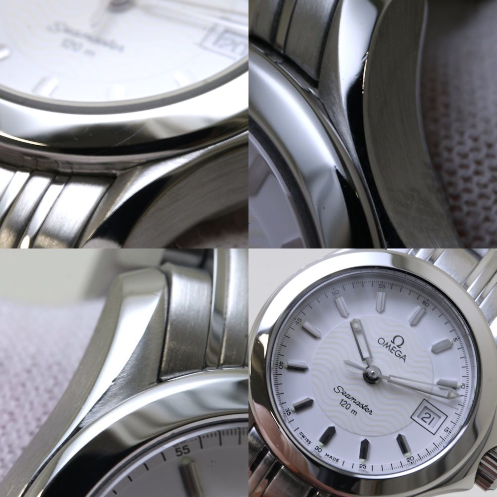 シーマスター120ｍ 2581.21.00【磨き済/電池交換済】ステンレススチール レディース /39569【中古】【腕時計】