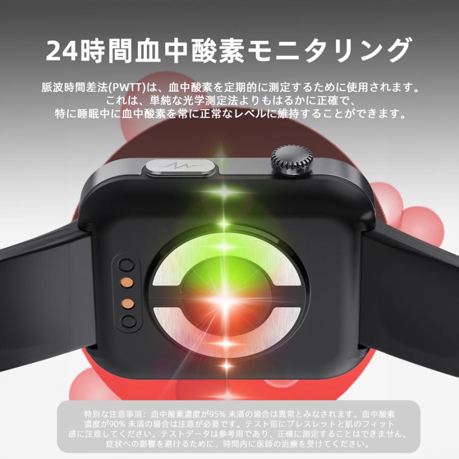2024 智慧手錶, 血壓測量, 尿酸水平, 血糖水平測量, 日本製造, 感測器, 智慧手錶, 心電圖, 睡眠監測, 血氧, 日語支持, 禮物, 24小時體溫測量, 音樂播放器, 高精準心率