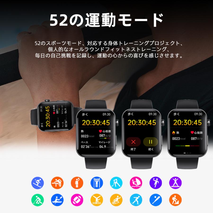 2024 智慧手錶, 血壓測量, 尿酸水平, 血糖水平測量, 日本製造, 感測器, 智慧手錶, 心電圖, 睡眠監測, 血氧, 日語支持, 禮物, 24小時體溫測量, 音樂播放器, 高精準心率