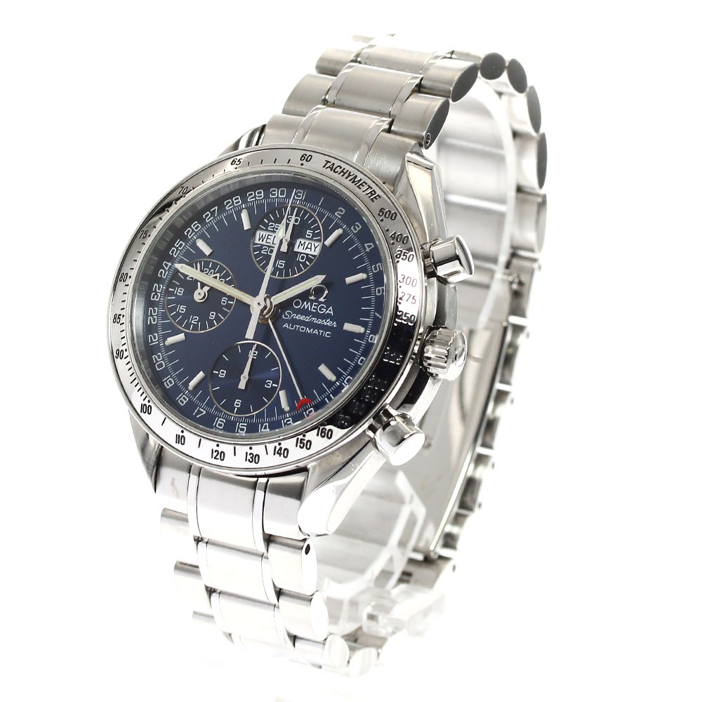 オメガ OMEGA 3523.80 スピードマスター トリプルカレンダー クロノグラフ 自動巻き メンズ 保証書付き_899385【中古】 オメガ OMEGA 3523.80 スピードマスター トリプルカレンダー クロノグラフ 自動巻き メンズ 保証書付き_899385【中古】