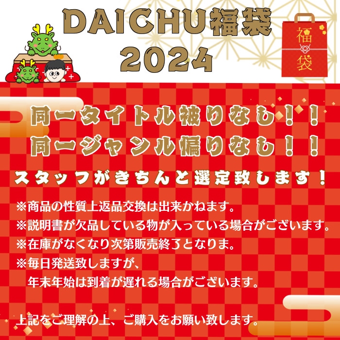 【福袋】-ゲームリサイクルDAICHUオリジナル福袋2024-大量PSソフト 10本 詰め合わせ 福袋 オリパ 同一タイトルなし！早い者勝ち！