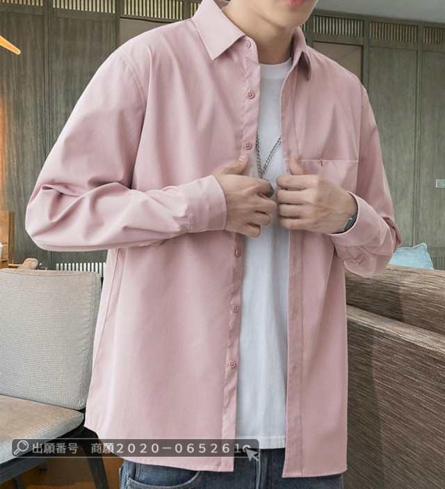 最安挑戦 春新作 新作 送料無料 春シャツ メンズ トップス 長袖シャツ 立ち襟 レギュラーカラー 無地 通勤 通学 カジュアルシャツ 開襟 ビジネス テレワークシャツ 春服 お洒落 春定番シャツ 大