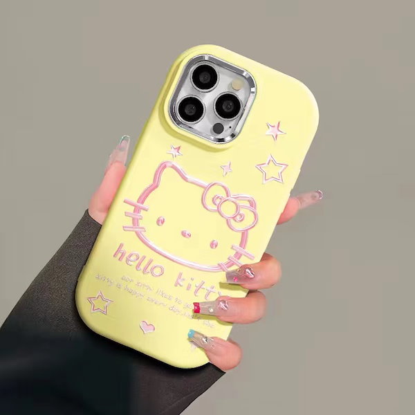 Qoo10] iphone15ケース ハローキティ 人