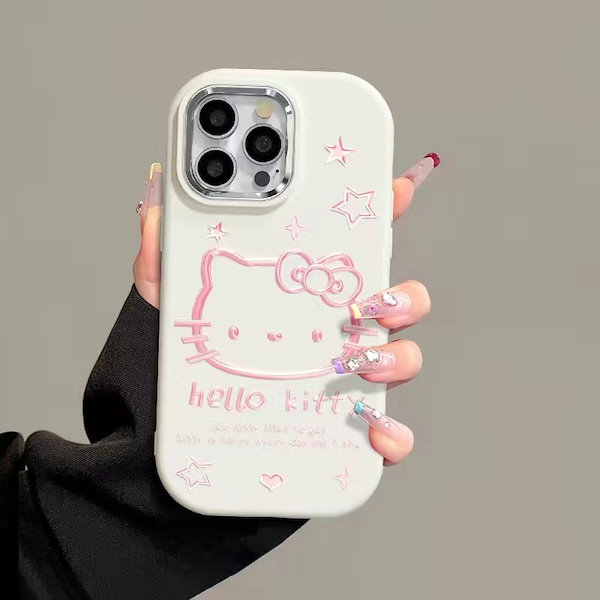 Qoo10] iphone15ケース ハローキティ 人