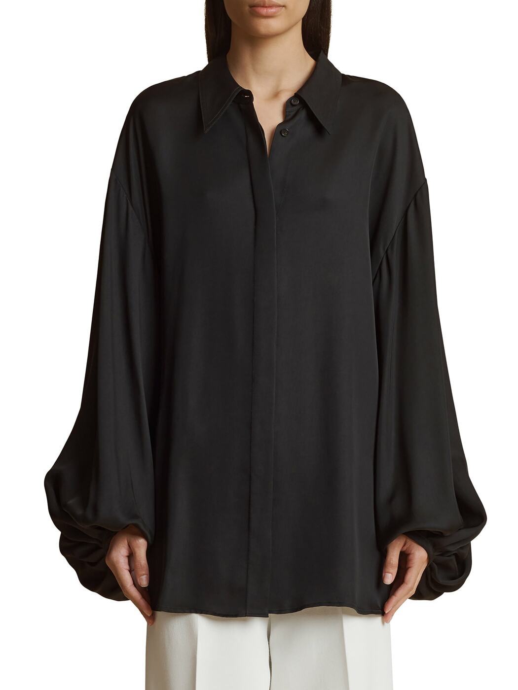 23334009200 BLACK ブラック 秋冬2024 シャツ レディース ia
