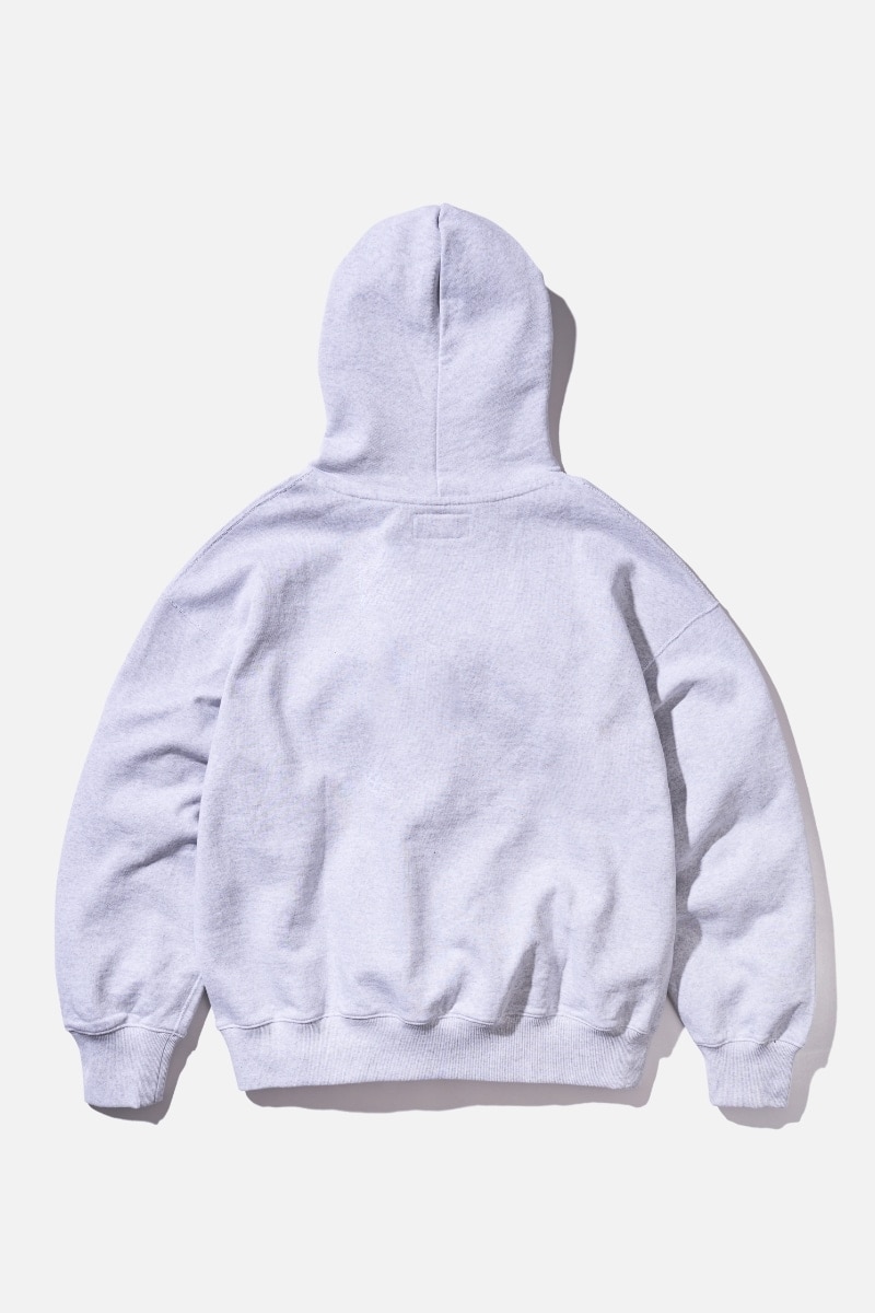 パーカー・フーディ AECA WHITE EVERYDAY AECA CLOVER HOODIELIGHT GREY AECA WHITE】 EVERYDAY AECA CLOVER HOODIE : LIGHT GREY フード付き