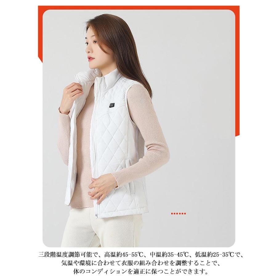 [超激安]9月更新9枚内ヒーター電熱ベスト ワークマン 暖房ベスト ヒーターベスト 9つヒーター付き レディース メンズ 発熱ベスト 加熱服 USB充電式電熱ベスト