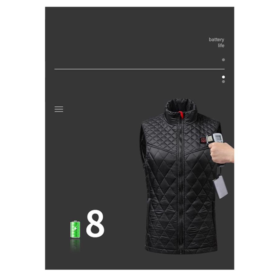 [超激安]9月更新9枚内ヒーター電熱ベスト ワークマン 暖房ベスト ヒーターベスト 9つヒーター付き レディース メンズ 発熱ベスト 加熱服 USB充電式電熱ベスト