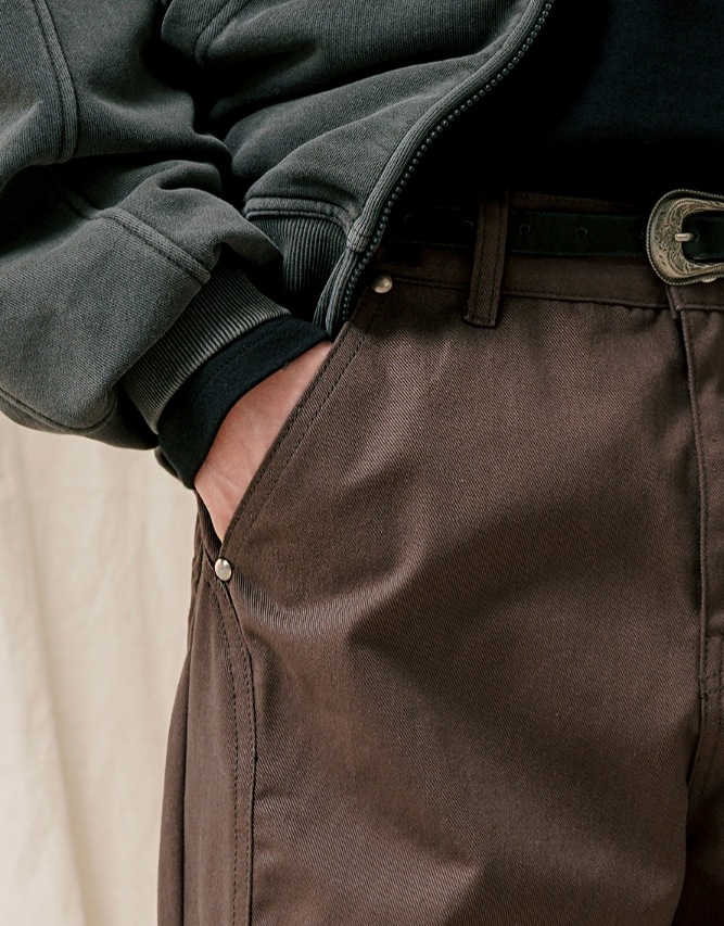 JEMUT] Onyx Curve Wide Pants ロングパンツ