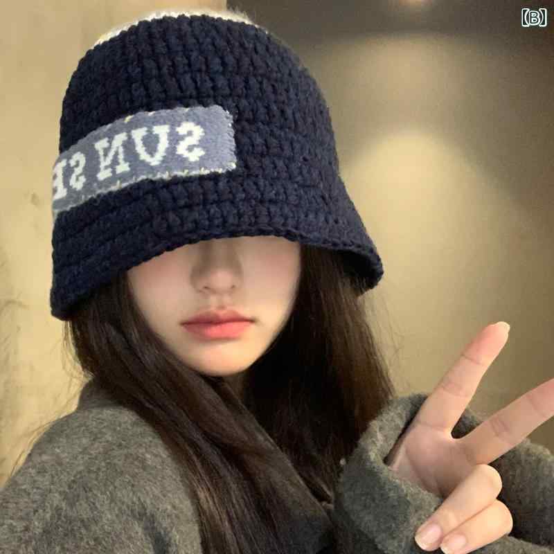 帽子 レディース 冬用 韓国 英字 ウール 防寒 暖かい 耳 カバー 防風 普段使い 旅行 パイル 大きいサイズ ニット 小顔効果 深め カジュアル おしゃれ 茶 青 グレー 柔らかい