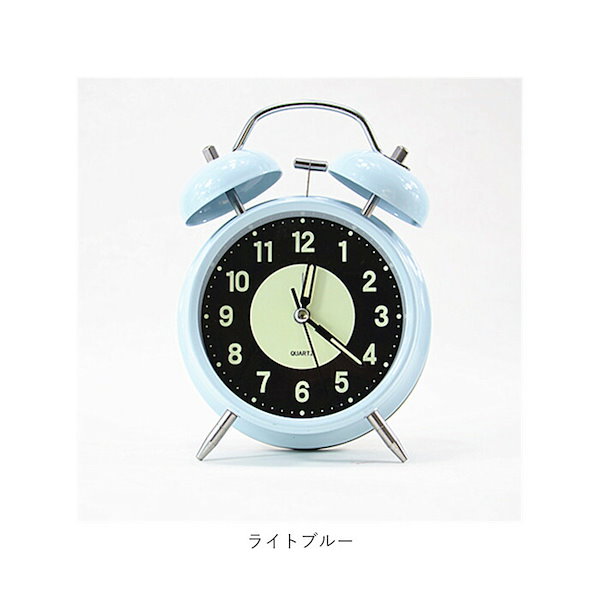 Qoo10] 目覚まし時計 ベル 通販 アナログ時計
